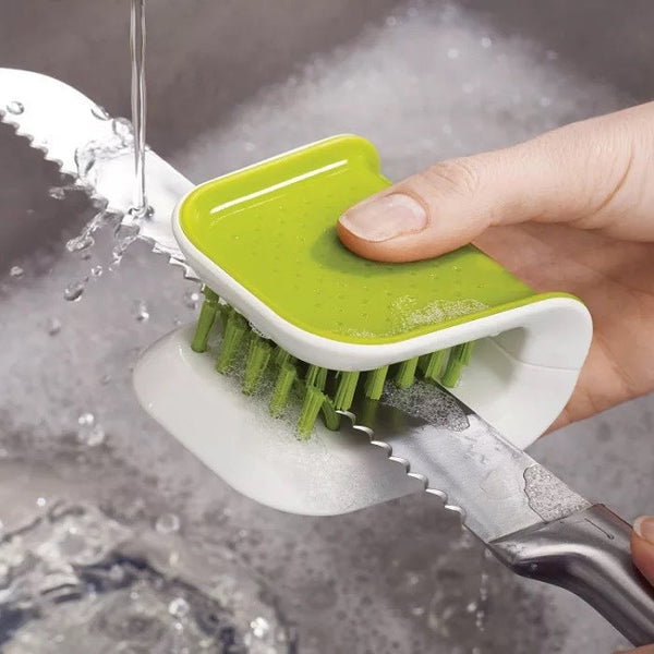 U-Shaped Knife and Cutlery Cleaner Brush - Endless Gadgets